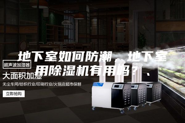 地下室如何防潮,地下室用除濕機有用嗎?、