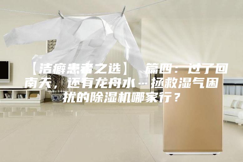 【潔癖患者之選】 篇四：過(guò)了回南天，還有龍舟水…拯救濕氣困擾的除濕機(jī)哪家行？
