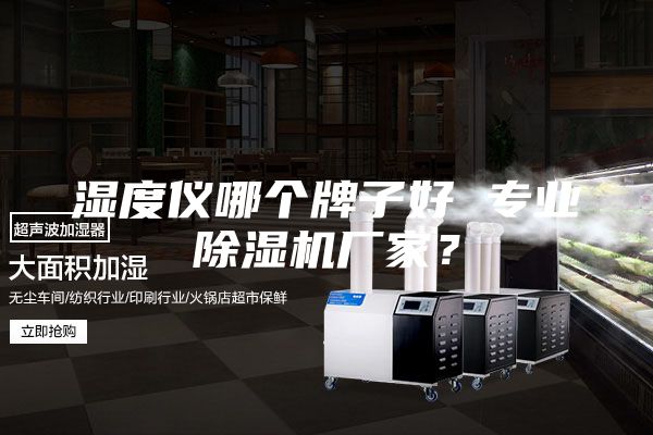 濕度儀哪個牌子好 專業除濕機廠家？