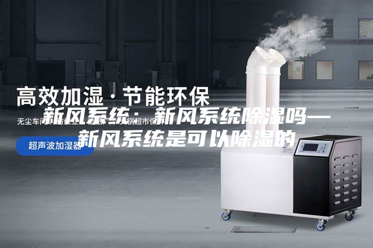 新風(fēng)系統(tǒng)：新風(fēng)系統(tǒng)除濕嗎—新風(fēng)系統(tǒng)是可以除濕的