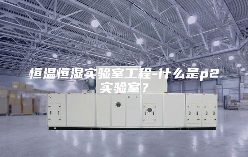 恒溫恒濕實驗室工程-什么是p2實驗室？
