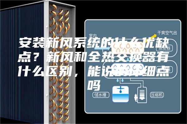 安裝新風(fēng)系統(tǒng)的什么優(yōu)缺點(diǎn)?新風(fēng)和全熱交換器有什么區(qū)別,能說的詳細(xì)點(diǎn)嗎