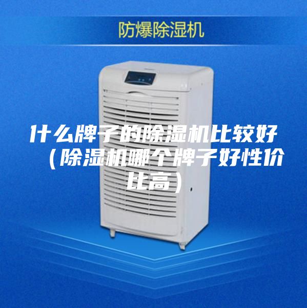 什么牌子的除濕機比較好（除濕機哪個牌子好性價比高）