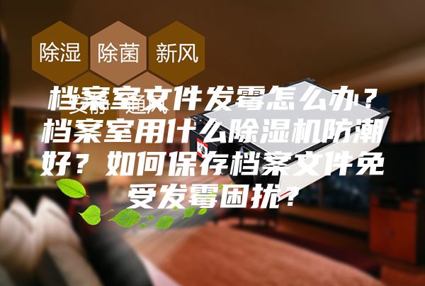 檔案室文件發(fā)霉怎么辦？檔案室用什么除濕機防潮好？如何保存檔案文件免受發(fā)霉困擾？