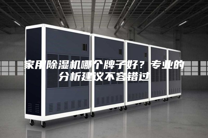 家用除濕機哪個牌子好？專業的分析建議不容錯過