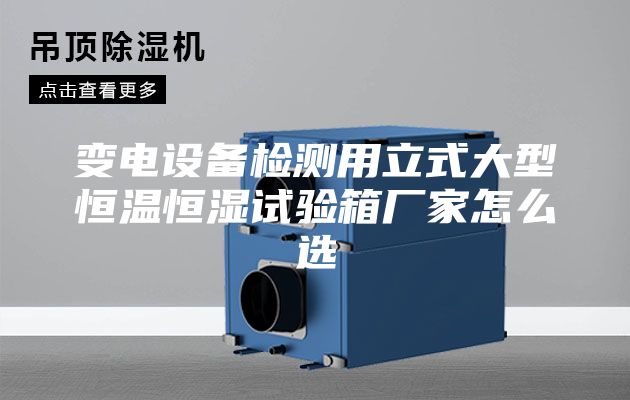 變電設(shè)備檢測用立式大型恒溫恒濕試驗(yàn)箱廠家怎么選